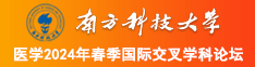 cc肏屄屄屄屄的网南方科技大学医学2024年春季国际交叉学科论坛